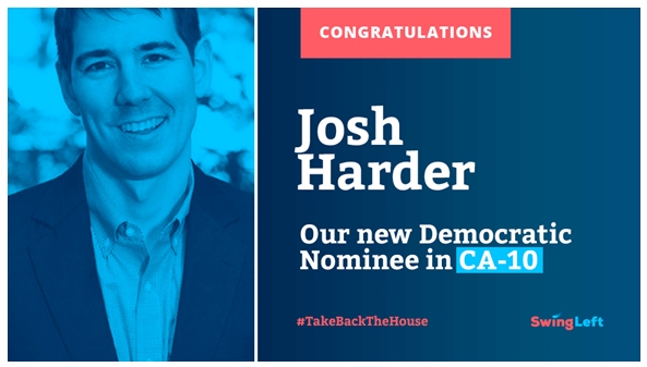 Support For Candidate Josh Harder Californias 10th Congressional District The Benicia