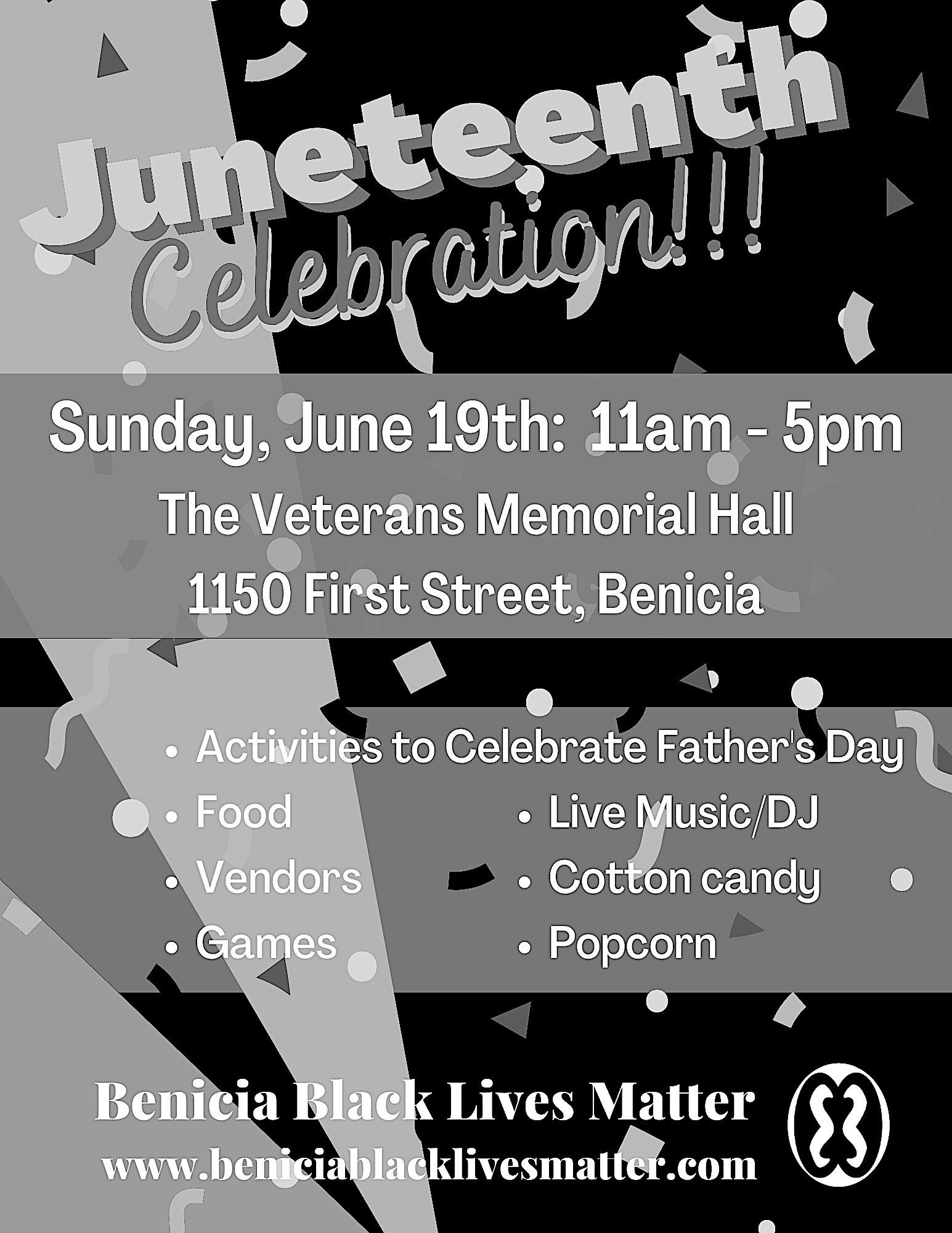 Benicia Juneteenth Celebration At Benicia Veterans Memorial Hall 