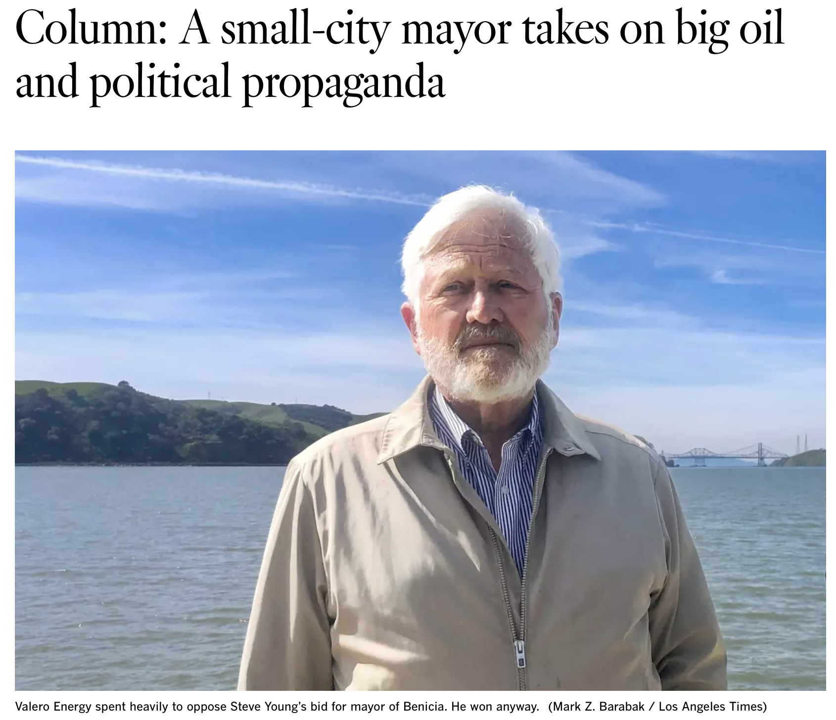 Mayor Steve Young Announces for Re-Election, Promises Four More Years